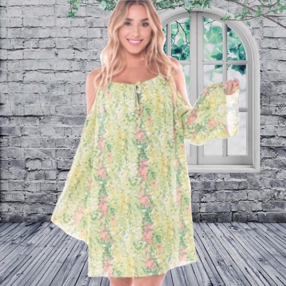 SOFT FLOWY VILLA DRESS-FERNGULLY - Picture 3 of 6